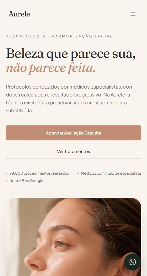 Clínica Aurele mobile